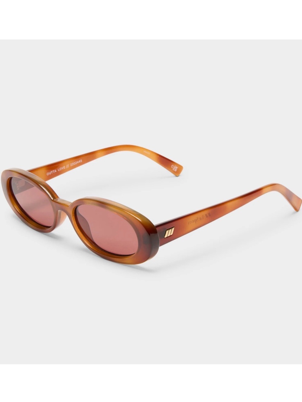 Le Specs Outta Love in Vintage Tort Rose Mono